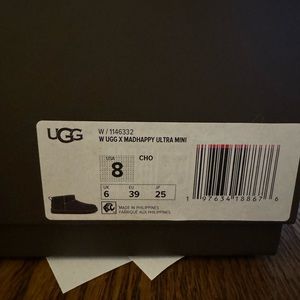 Brand New chocolate brown UGG ultra minis! Madhappy collab!